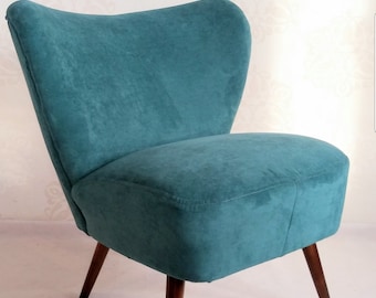 Newly Upholstered Mid Century Lounge Armchair 1960'