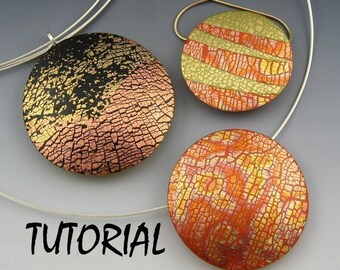 Tutorial - Polymer Clay Focal Bead and Pendant with Variations