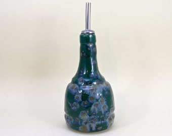 Ceramic oil bottle , Oil dispenser , Olive oil bottle, vinegar dispenser, olive oil dispenser Made to order