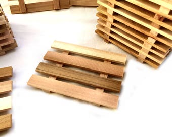 SOAP DISH SPECIAL Bulk Listing - 110 Spanish Cedar Soap Dishes Just .95 cents each - limited quantities available