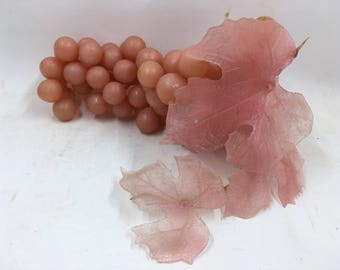 Vintage Pink Plastic Grapes