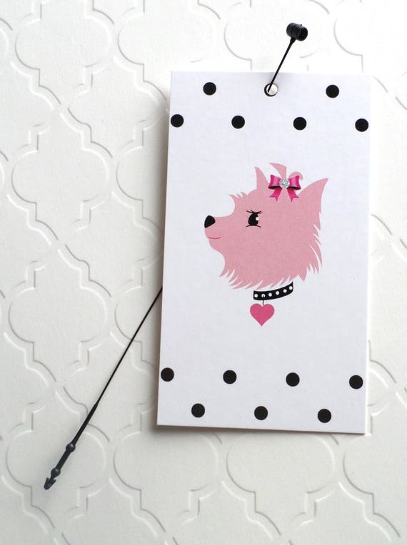 100 price tags hang tags retail tags boutique tags cute pink