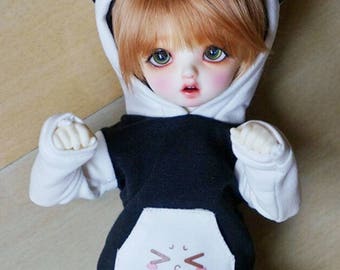 1:6 YoSD Sized Ball Jointed Doll 4 Pcs Cat Ears Hoodie Combo - FREE SHIPPING
