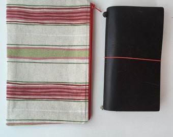Traveler's Notebook Bag - Midori - Moleskine - Leuchtturm - TN bag - TN Pouch - Journal Bag - Personal Planner - Chic Sparrow