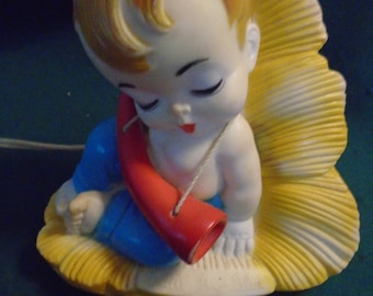 Vintage 1958 Little Boy Blue Nightlight by Alan Jay