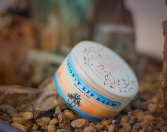 Organic Coconut Lip Balm, Beeswax, Coconut Oil, Raw Honey, Lavender, Moisturizing, Healing