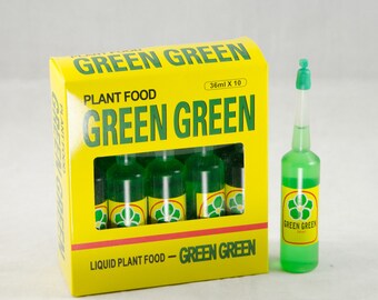Free Shipping 10 Bottles Green Green Lucky Bamboo Plant Food & Fertilizer