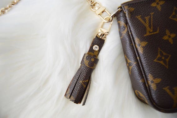 Louis Vuitton Monogram Key Chain Tassel With Clasp