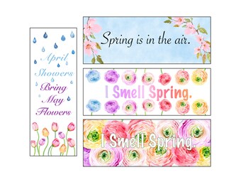 Spring Bookmarks