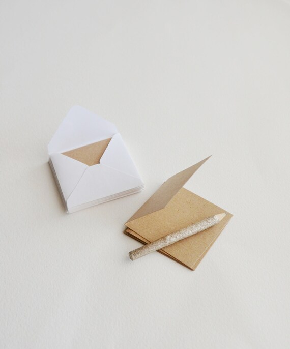 Items similar to sweet little square note cards (10 sets) you choose