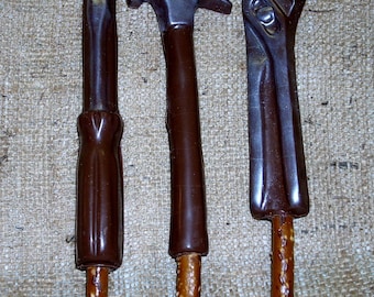 Chocolate Paint Brush Lollipops