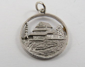 Nikka Yuko Garden Lethbridge Alberta Canada Sterling Silver Charm or Pendant.