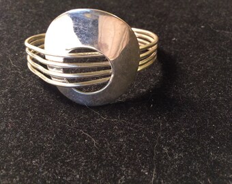 Charles Albert fine 925 sterling silver cuff bracelet