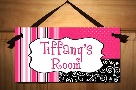 Posh Girl Teen DOOR SIGN Kids Bedroom Playroom Wall Art Decor