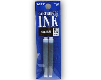 2 Blue Ink Refills for Platinum Preppy Fountain Pens, Fountain Pen Ink Refill Cartridges