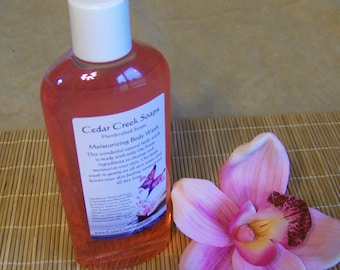SHOWER GEL ~ Plumeria Flowers Shower Gel Body Wash Shower Gel Bubble Bath 8 oz Bottle