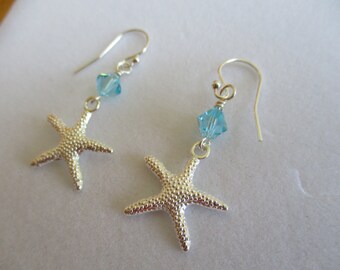 summer earrings starfish earrings starfish jewelry ocean earrings beach earrings starfish earrings nautical earrings beach lovers gift
