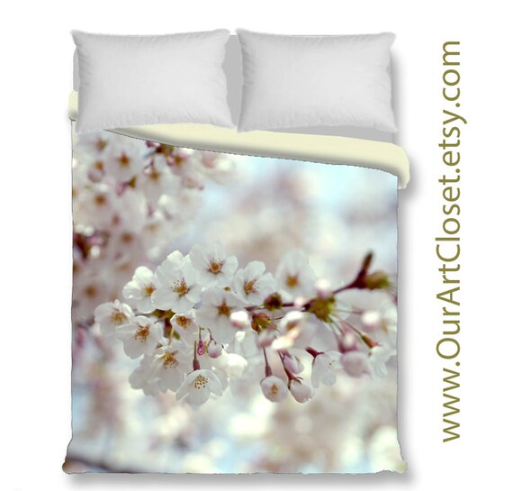 Cherry blossom art duvet cover king queen duvet cover