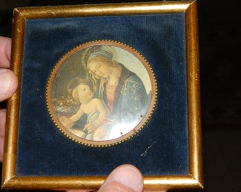 Religious wall decor. very old object. french vintage