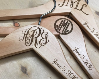 Wedding Hanger | Bride Hanger | Bridesmaid Hanger | Monogram Hanger | Bridal Hanger | Wedding Dress Hanger - Personalized for you & yours!