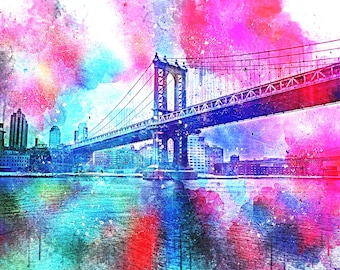 Pink Explosion New York Colorful Photography