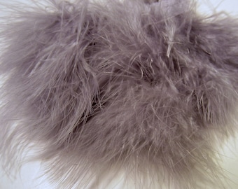Gray Marabou Feathers MRDQ-13 Craft feathers .25 oz
