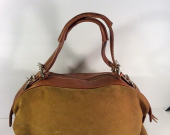 Vintage Dolce&Gabbana suede leather bag