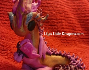 Handmade dragon with butterfly