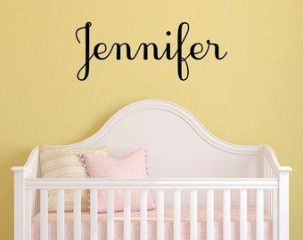 Custom Name Vinyl Decal - Children's Name Vinyl Decal, Home Decor, Bedroom Decor, Children's Name Vinyl Lettering, Children's Name, 28x10.8