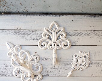 Wall Hooks Vintage Style, Scarf Hook, Wall Hook, Wall Hooks, Rustic Home Decor, Vintage Hooks, Kitchen Hooks, Home Decor, Wall Hook Decor