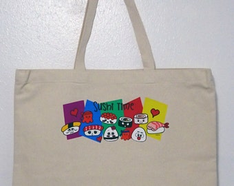 Jumbo Totes (Sushi Time Design)