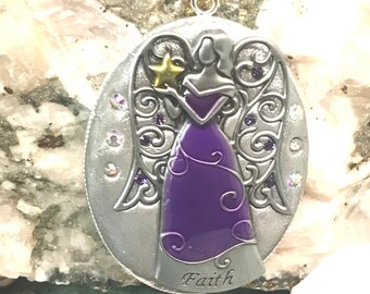 Angel of Faith Pendant Necklace