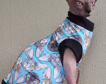 Sphynx Wrinkles (Black) Various Sizes
