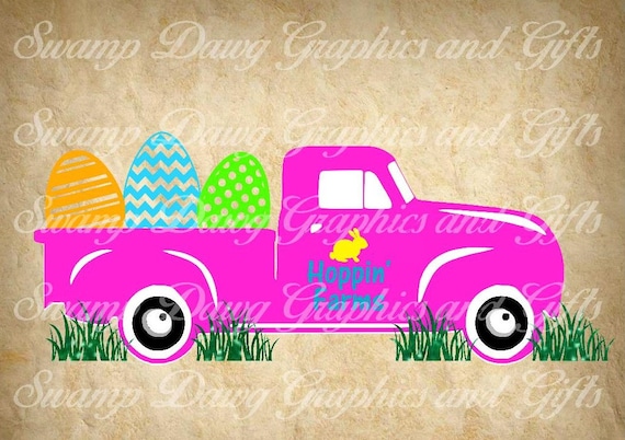 Download Easter svg Easter Vintage Side truck svg Easter Vintage