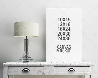 Download 10x15 / 12x18 / 16x24 / 20x30 / 24x36 mockup canvas