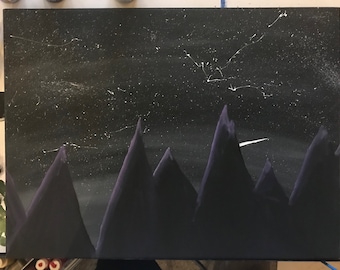 Mountains and Starry Skies