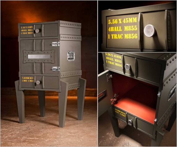 Industrial Liquor Cabinet Military Furniture Bar Furniture