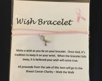 Breast Cancer Wish Bracelet