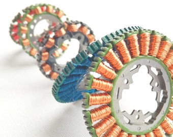 Gear Wheel Stator BLDC | Steampunk Cogwheel | Steampunk Gear Charm | Steampunk Furniture | Steampunk Accessory Supplies | Steampunk Jewelry