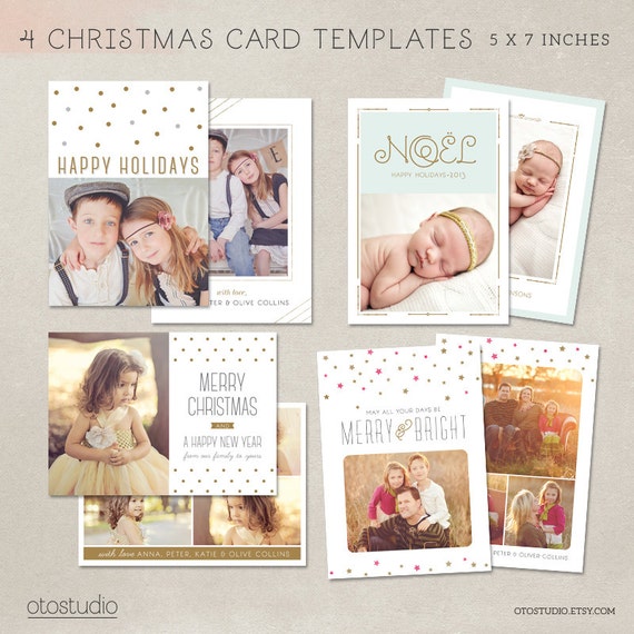 digital christmas cards templates