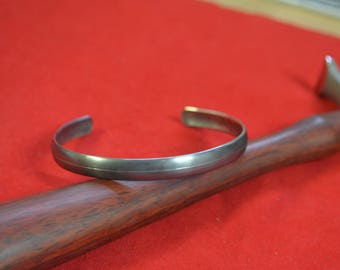 Oxidised Sterling Silver Mens Cuff Bangle