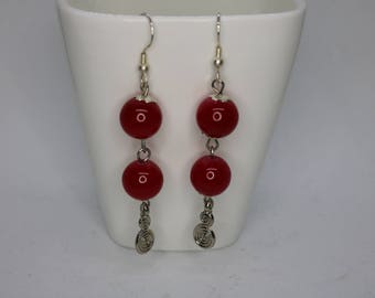 Dangle Earring | Brass | Beaded Earrings