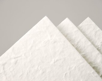 BLANK 5x7 Mulberry Paper Card - for card making (Pack of 20)