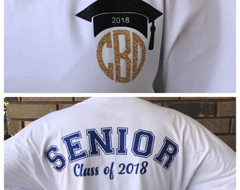 Monogram Senior Class of 2018 Pom Pom