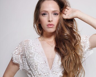 Boho wedding dress, bohemian wedding dress, Bohemian lace wedding dress, lace wedding dresses, lace bridal gown, bohemian bridal gown