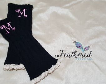 Monogram Girls Leg Warmers