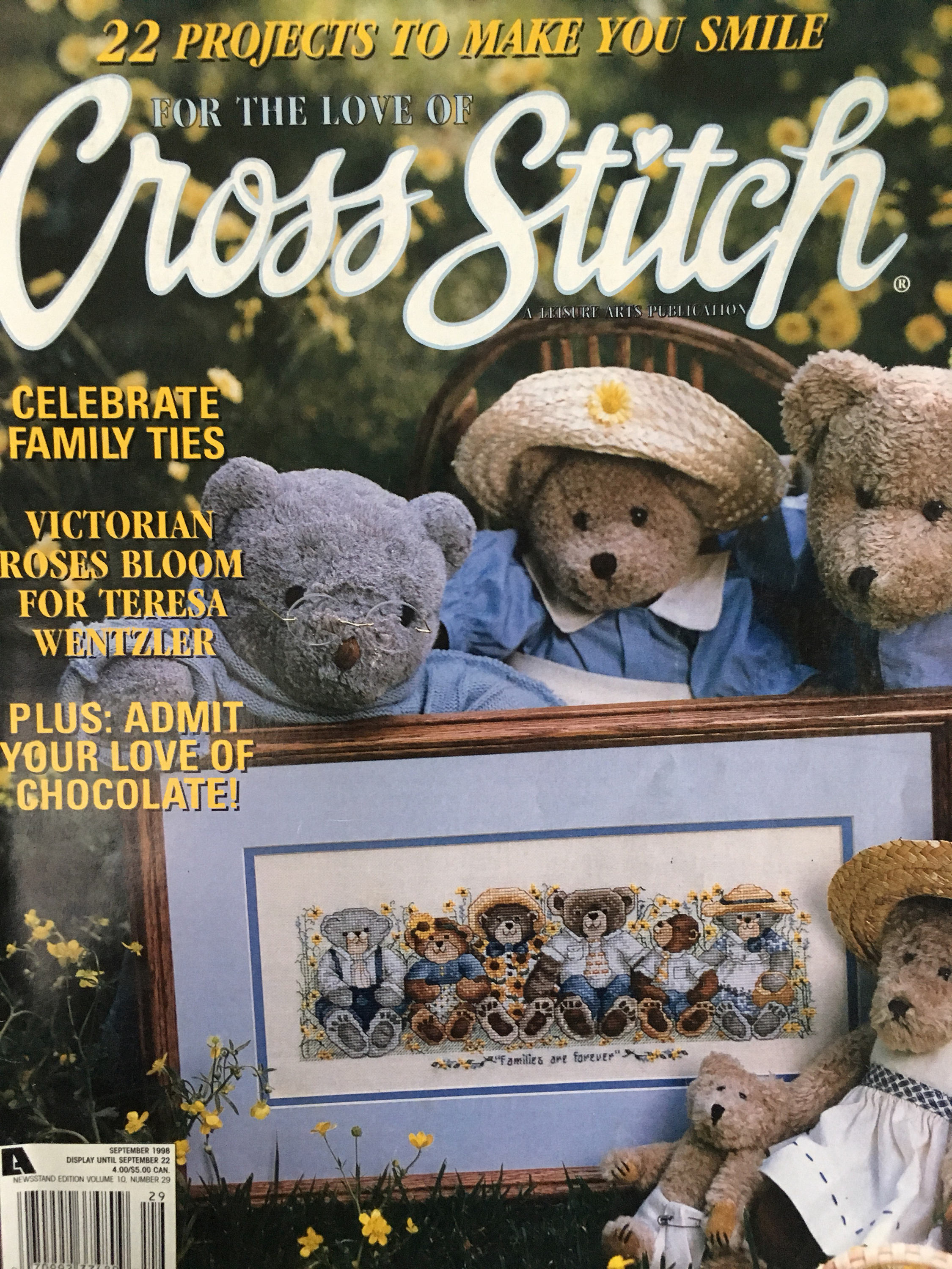 For The Love of Cross Stitch Magazine September 1998