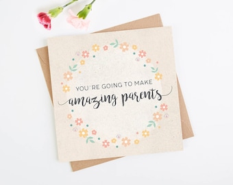 New Parents Pregnancy Baby Shower Congratulations Mum Dad Adoption Card