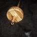 Top Whorl Drop Spindle with Spalted Birch Whorl on Oak