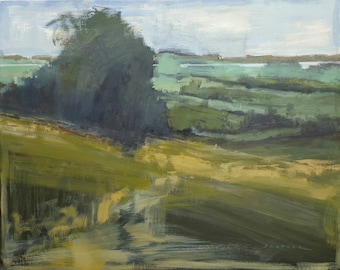 A Meditation on Green | Oil Painting | 24 x 30